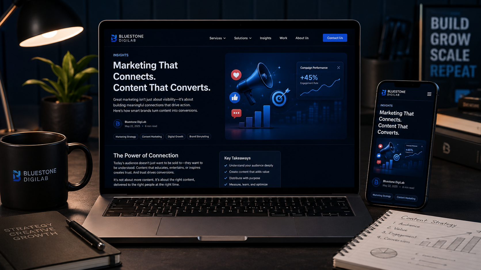 Digital marketing and content performance