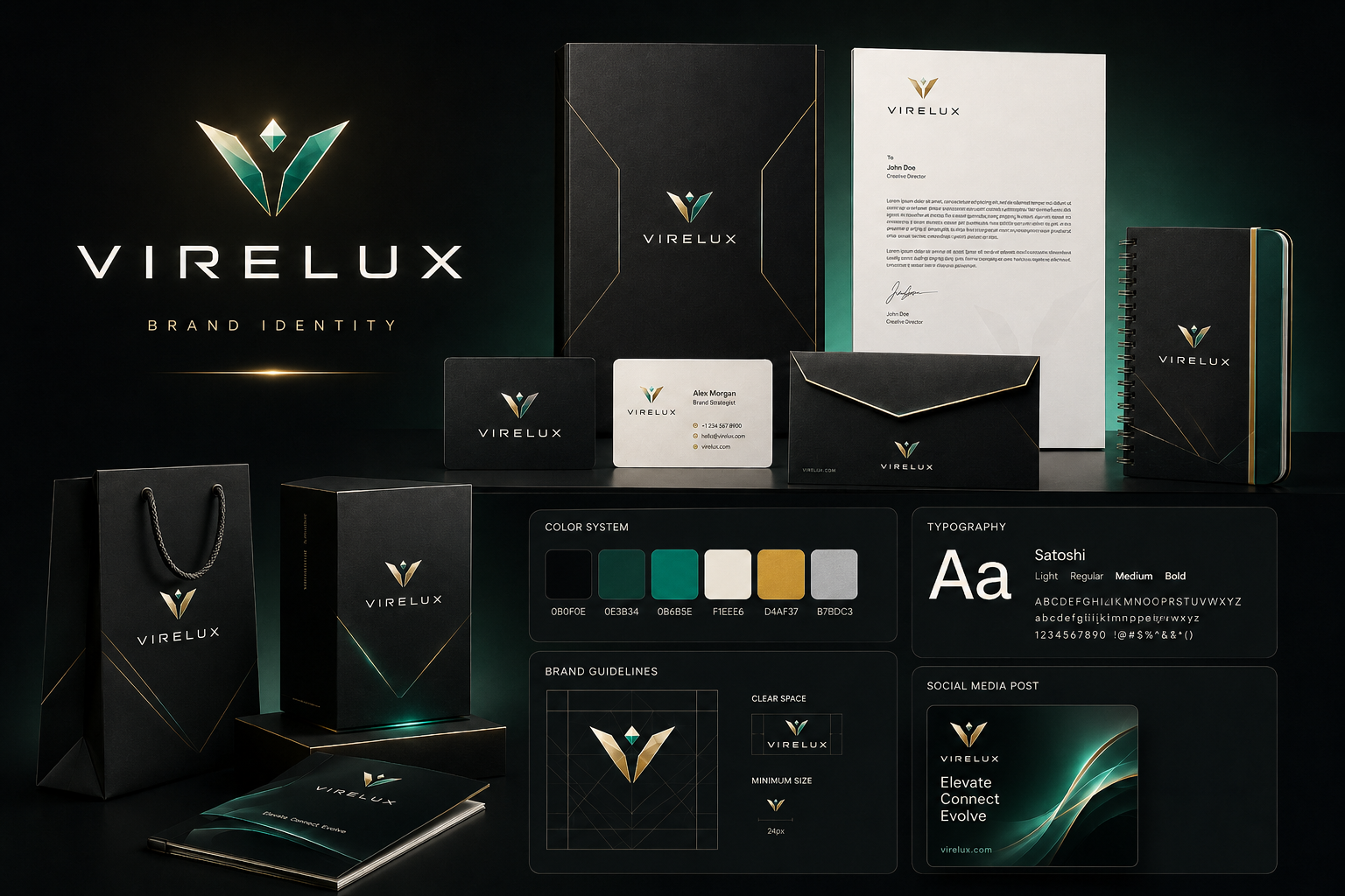 Brand identity showcase